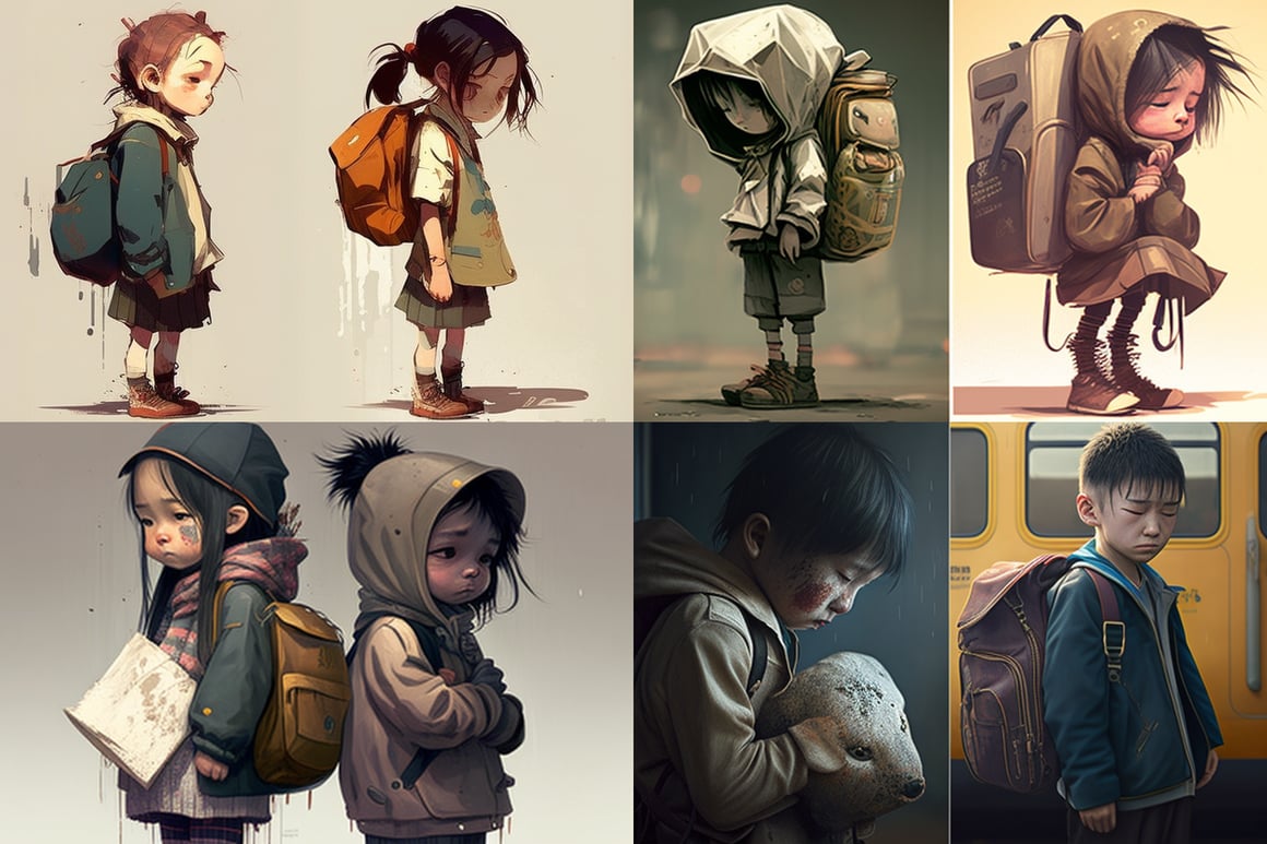 A Tale of Chinese School Children's Struggles