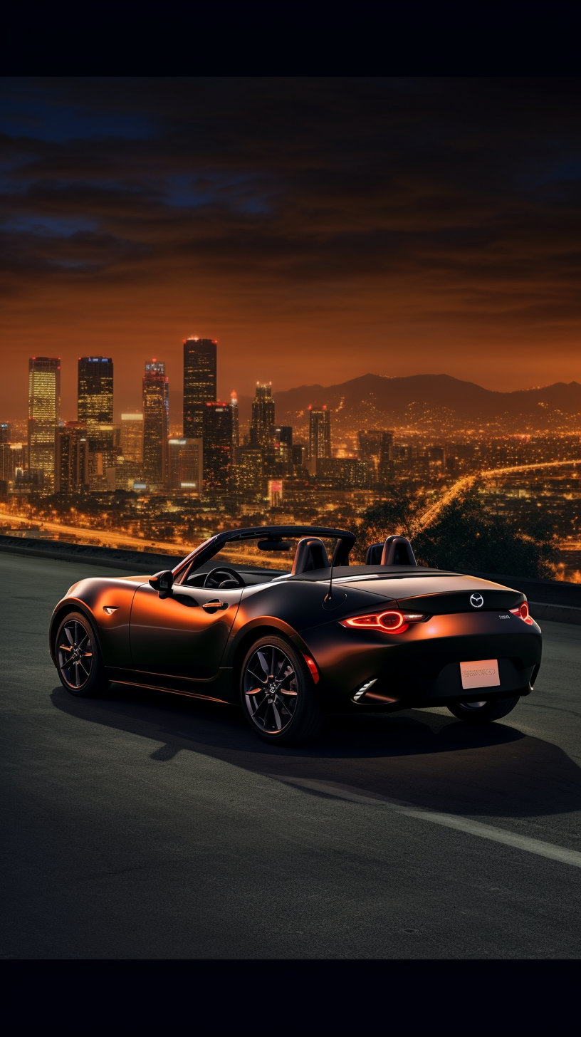 Midnight Cruise: A Nocturnal Adventure with the Mazda MX-5