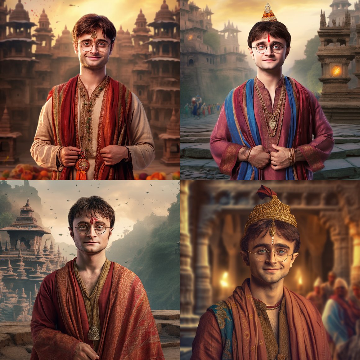 Harry Potter Redefined in Ethnic Attire