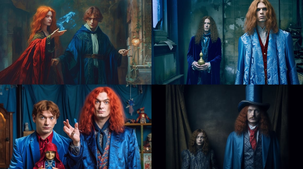 Chronicles of the Red-haired Man and the Blue-robed Magician