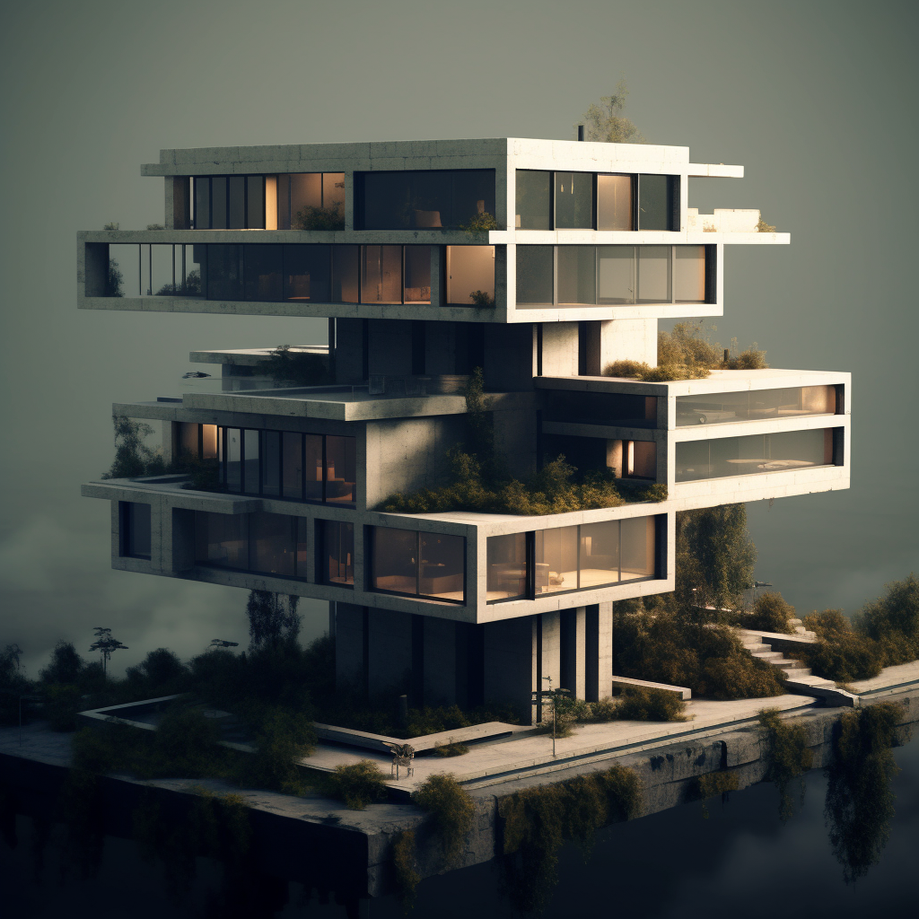 Brutalism & Minimalism in Liminal Architecture