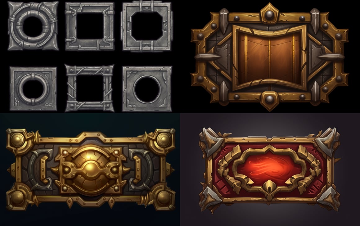 Medieval Combat UI: Changelingcore Journey in 2D Game Art