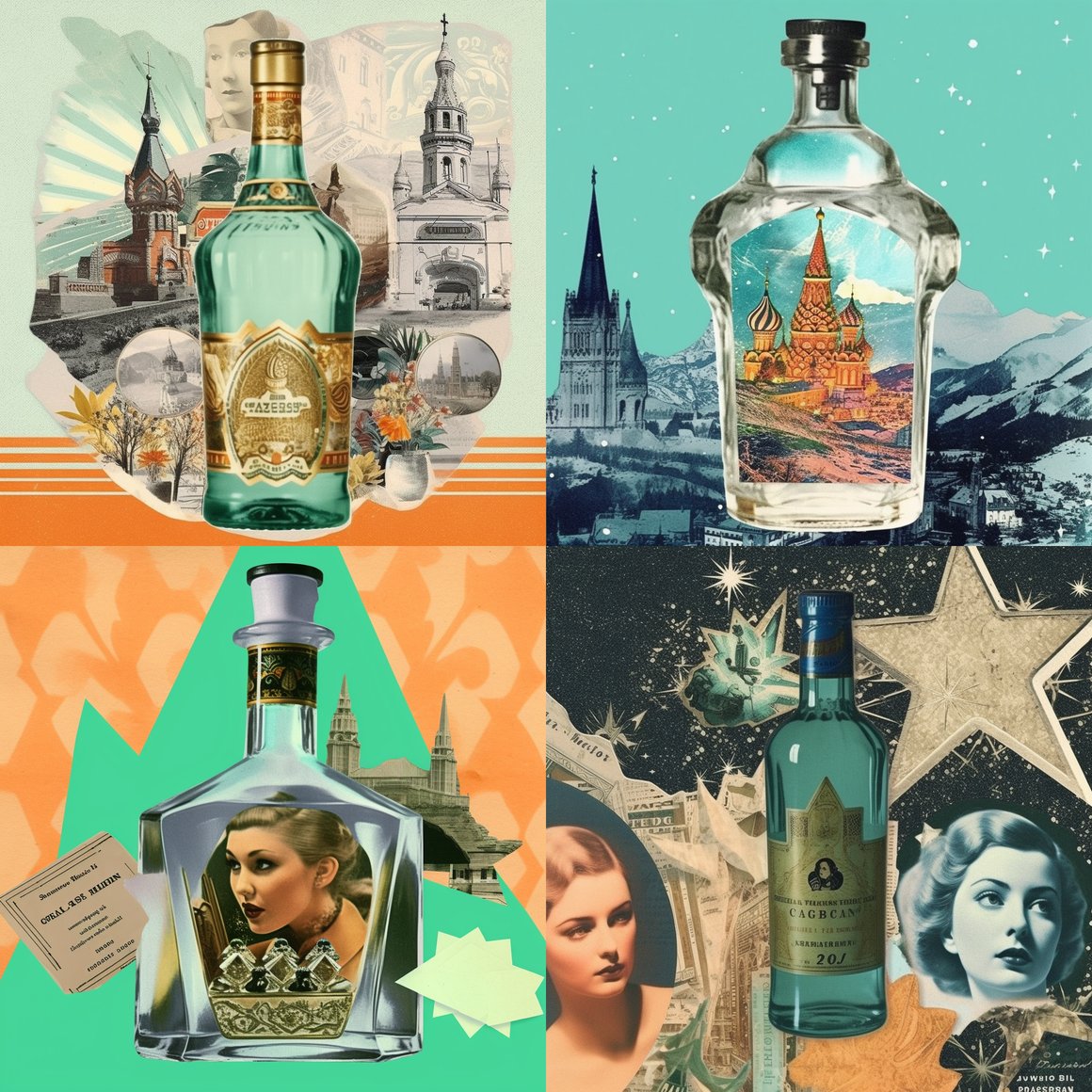 A Stylistic Journey through Masculine Aesthetics & Vintage Collage