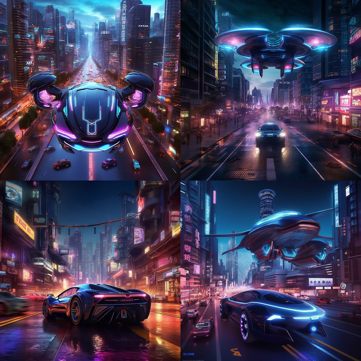 Neon Nights: A Mid-Trip Peak into Cyberpunk Atlantis