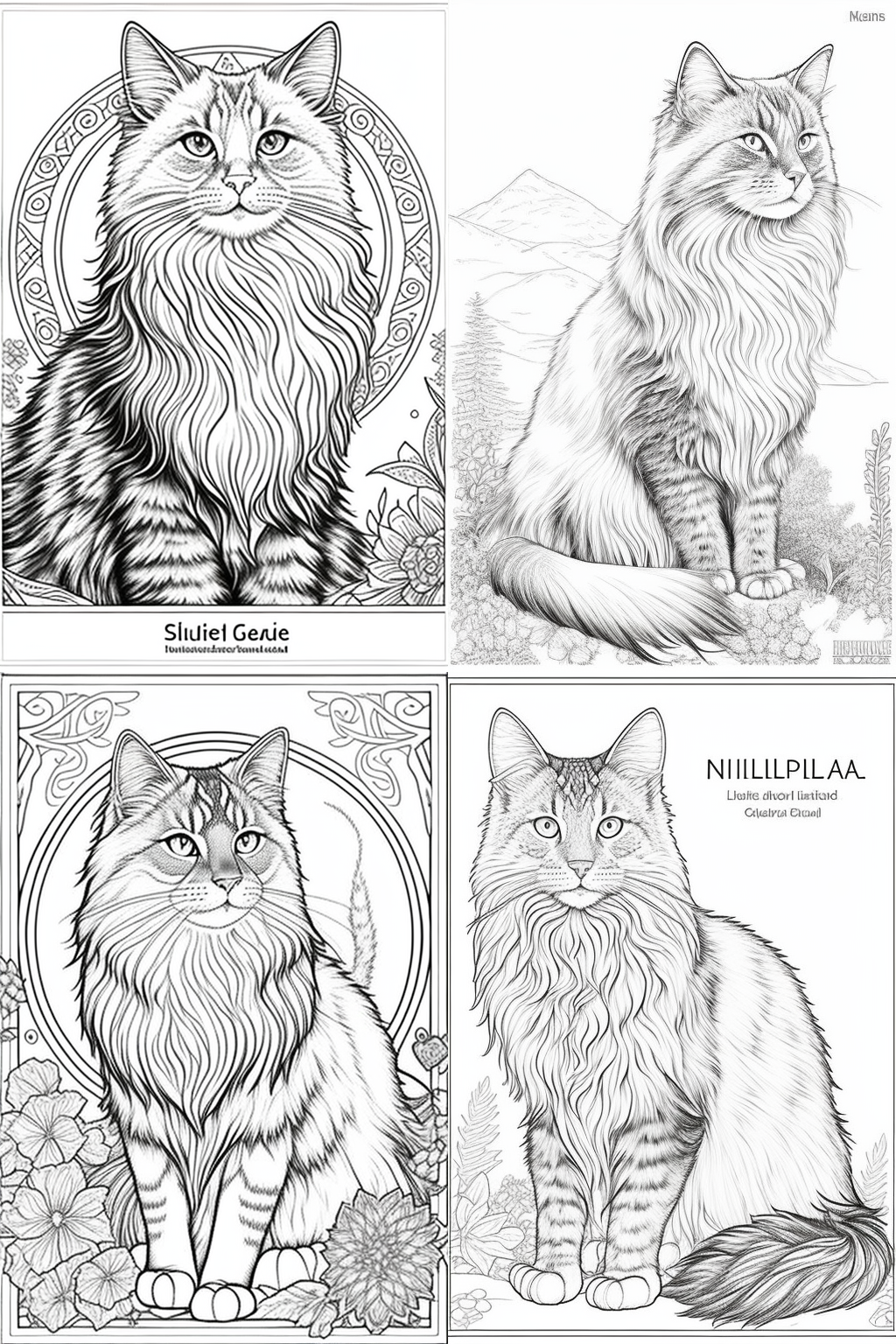 Midway Coloring Page for Adults