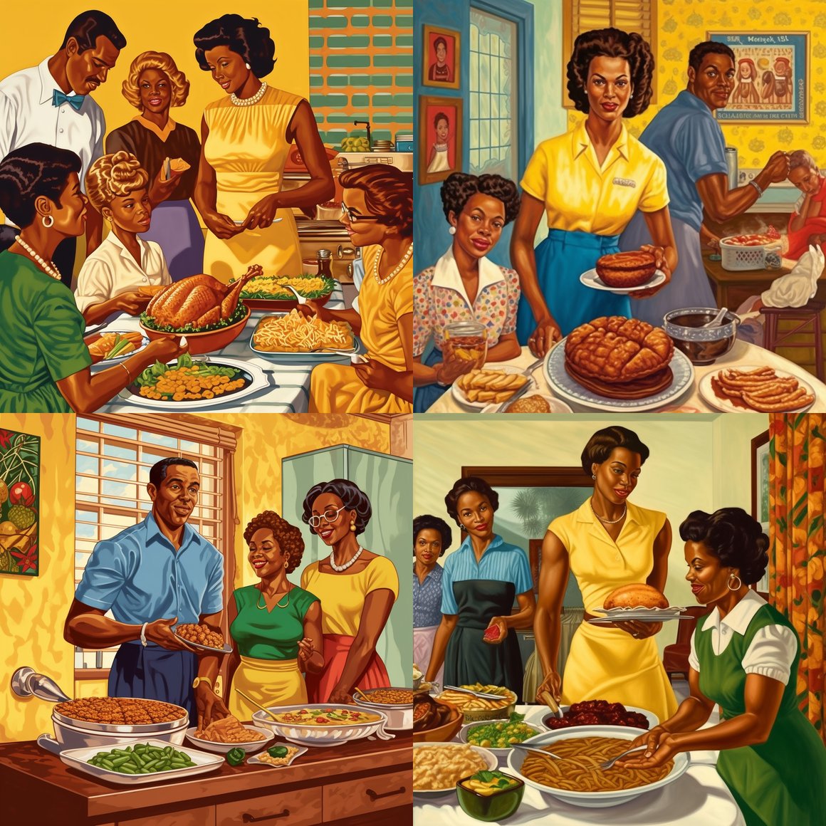 Sunday Soul Food Feast: A Pop Art Perspective