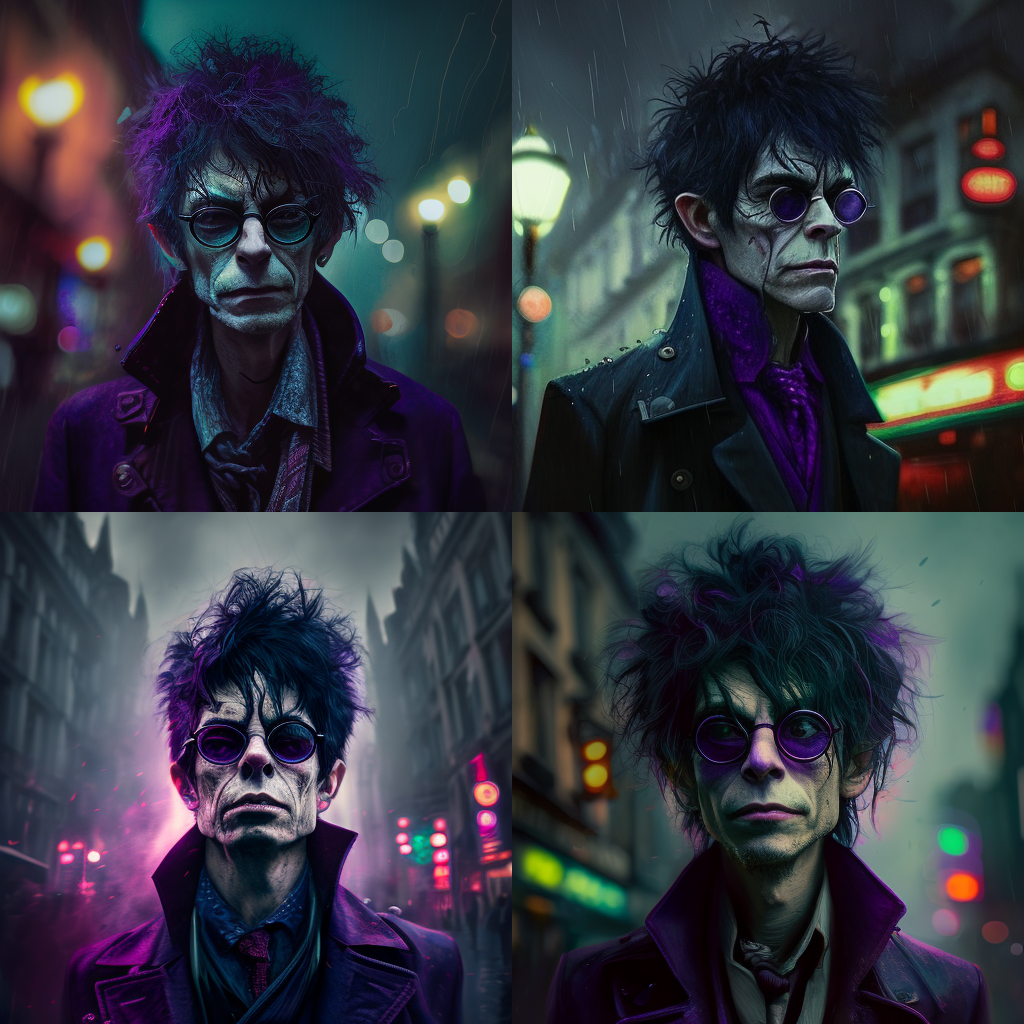 A Tim Burton-inspired Portrayal of Murdoc Niccals