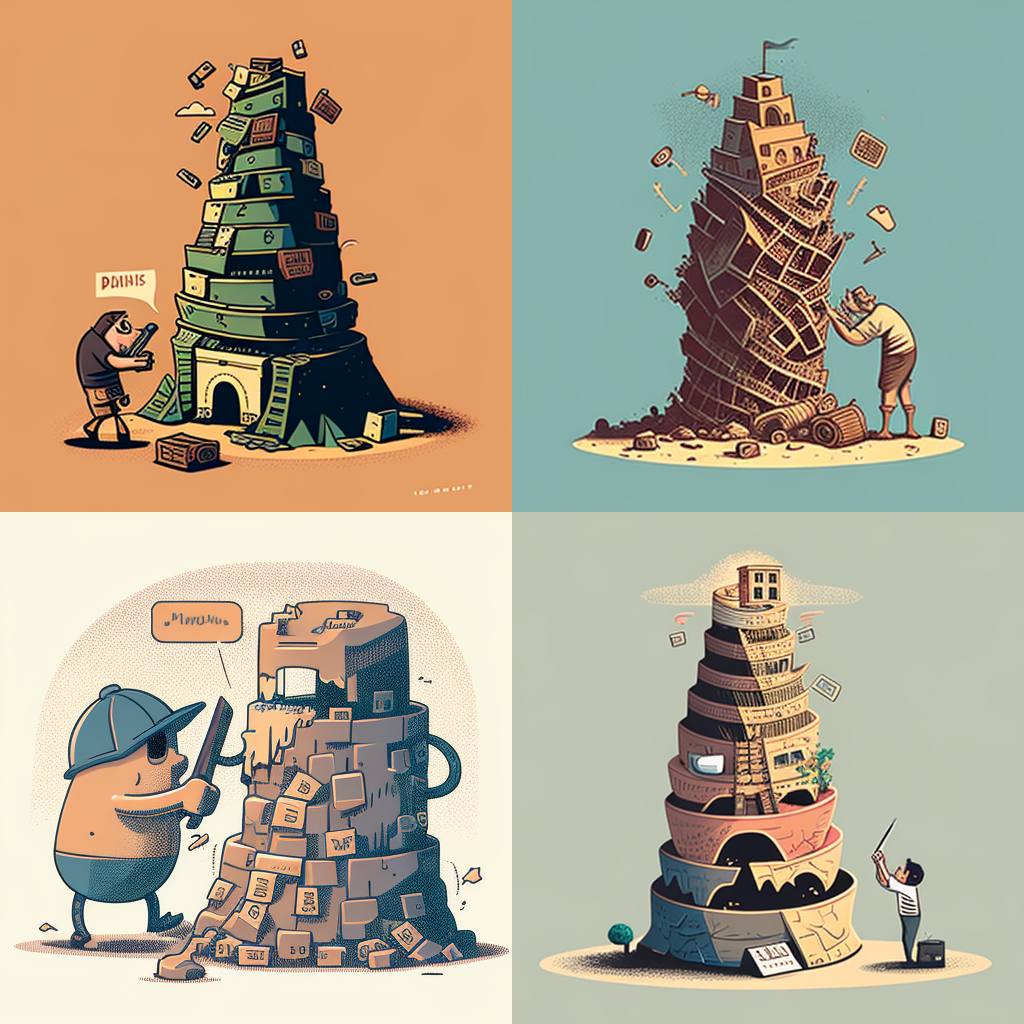Desperate Labor: A Programmer's Futile Tower Building