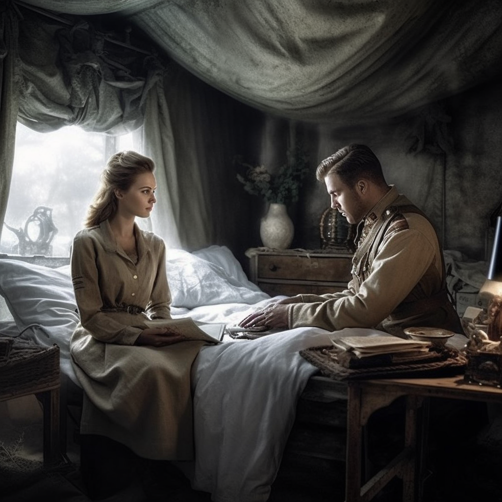 A Supermodel's Visit to a Military Field Hospital