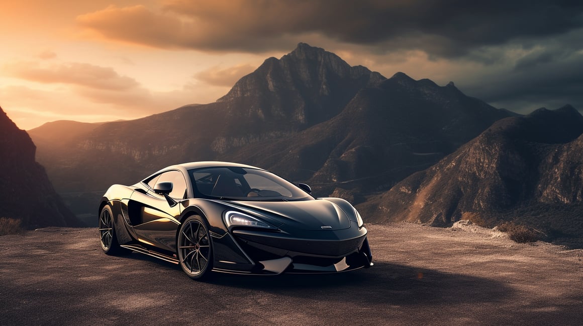 Sun-Kissed 600LT: A Romantic Interlude on the Mountain Road