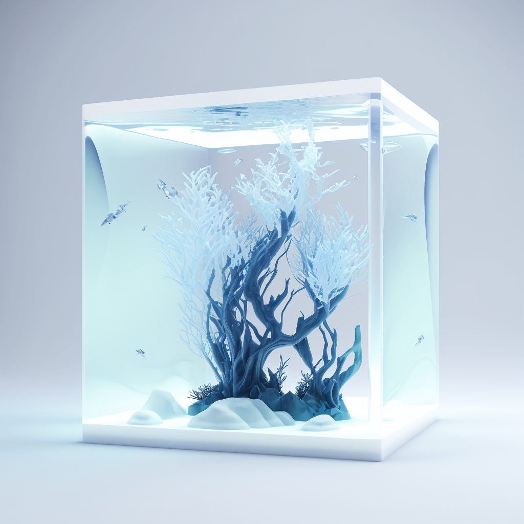 A Surreal Journey Through Futuristic Aquarium Design