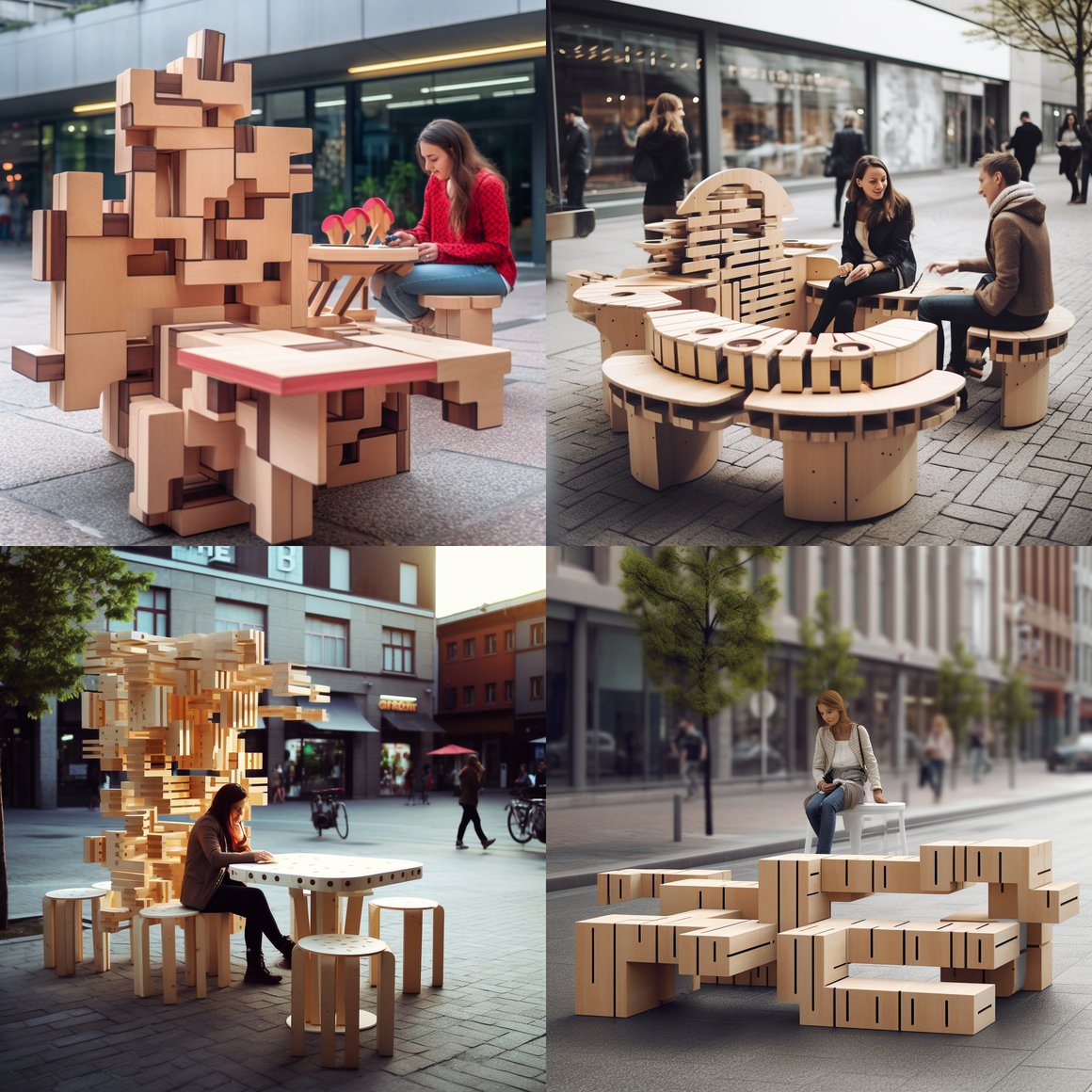 Cityscape Puzzle: An Urban Furniture Interactive Journey