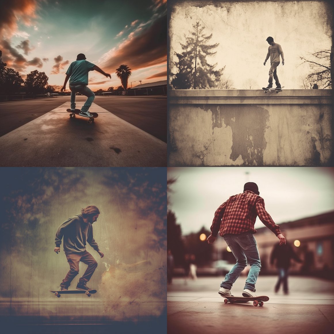 Retro Skater's POV: A Nostalgic Snapshot