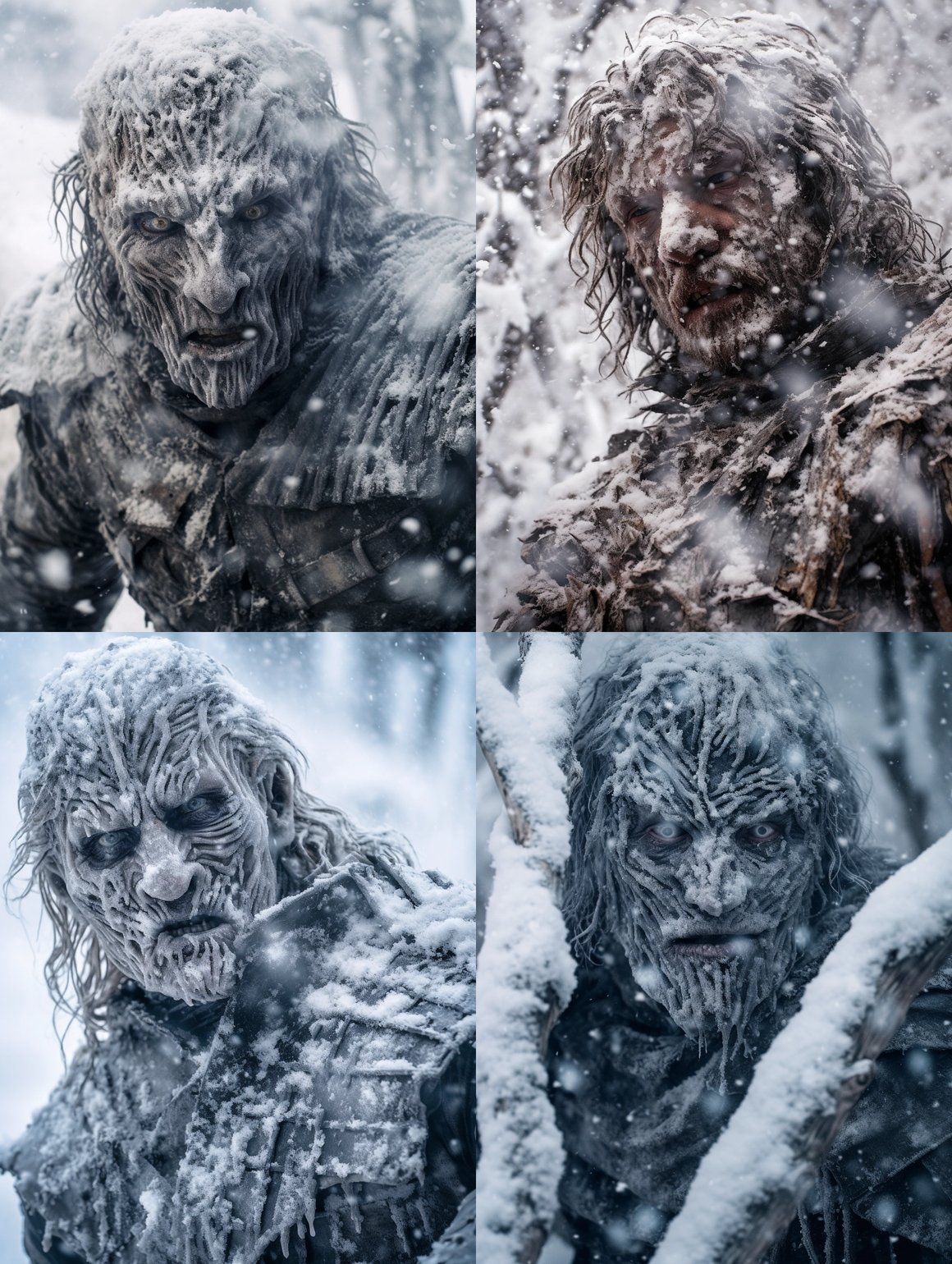 Chilling Icebound Demise: Bran Stark's Ultra HD Film Still