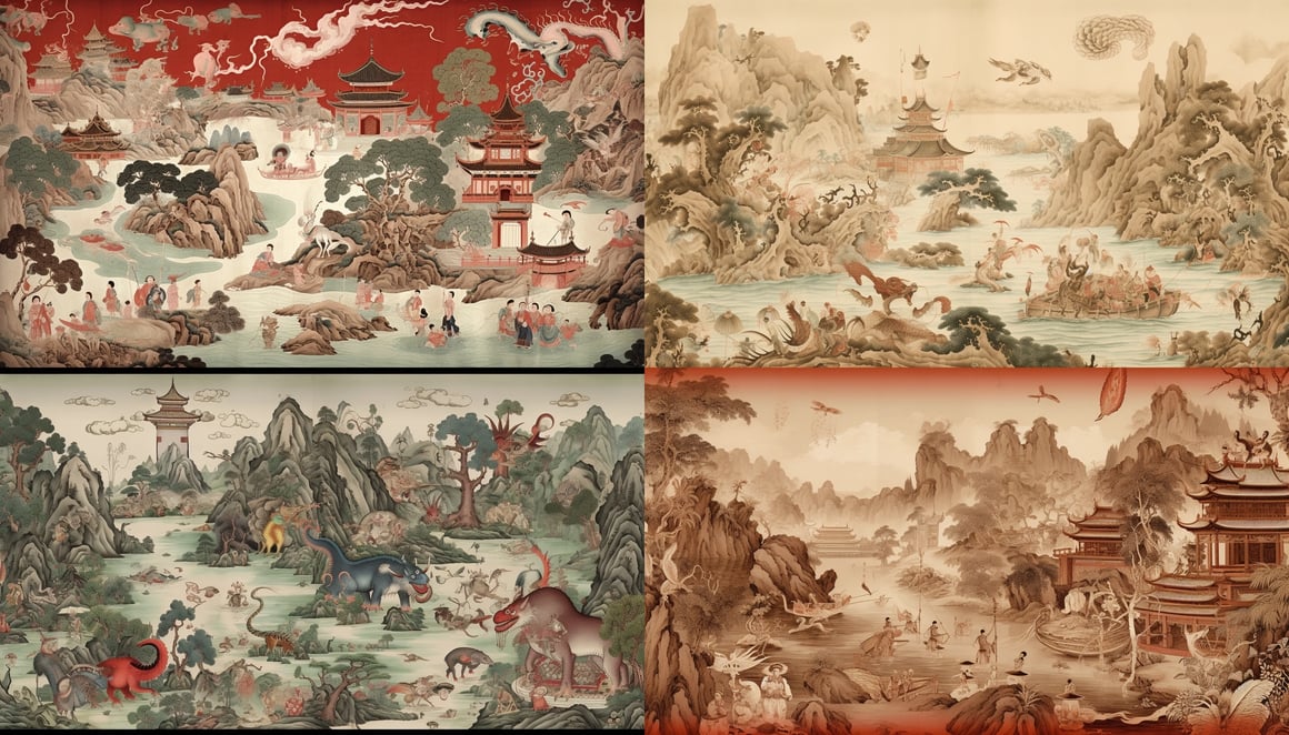 Chimerical Zodiac Journey: An Arcane Chinese Toille