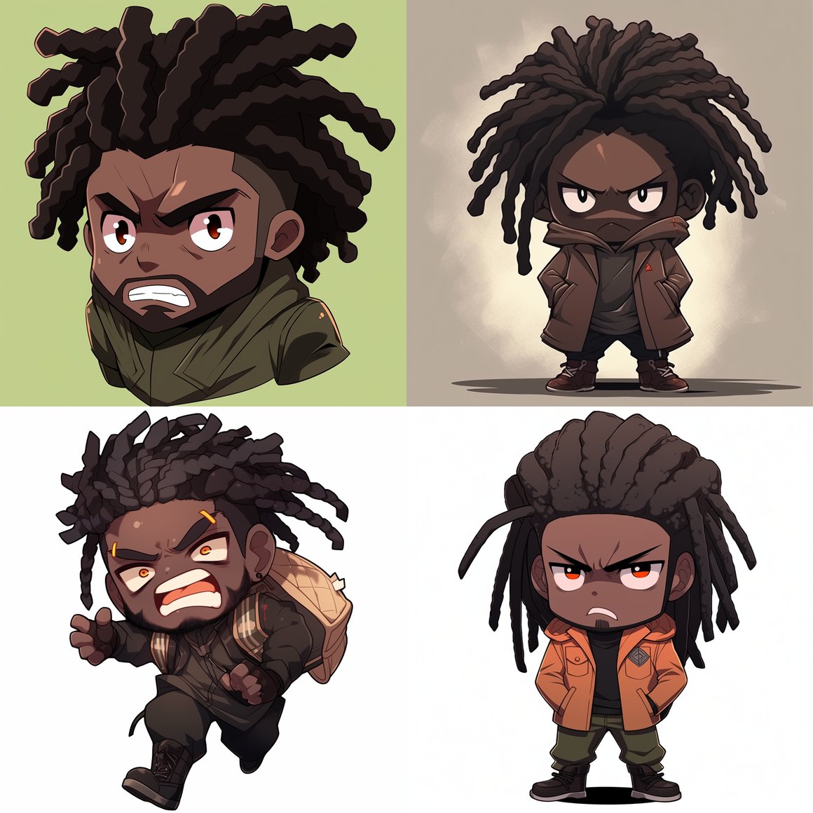 Creating a Chibi Character Design: Shouting 'BigGreasy'