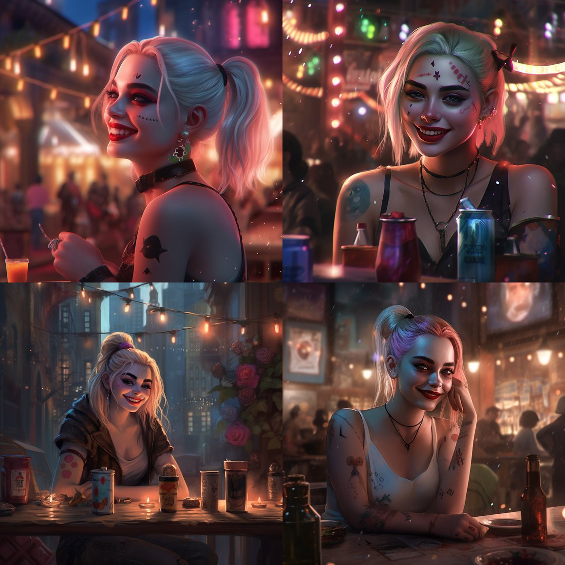 Harley Quinn's Mid-Journey Discovery - Version 5