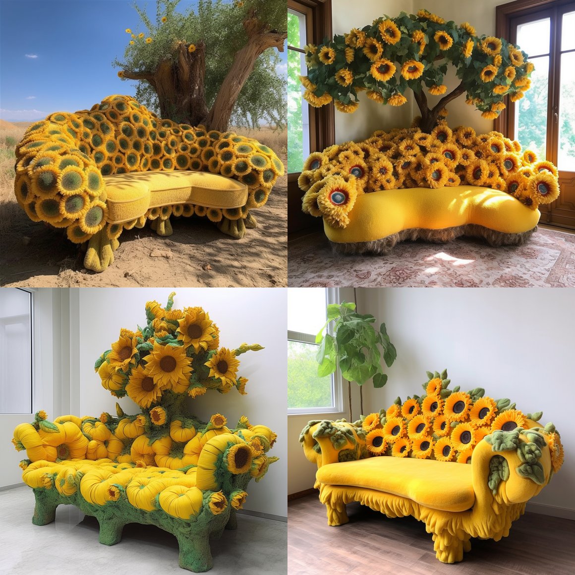 Sunflower Dreams: Mid-Journey Pause