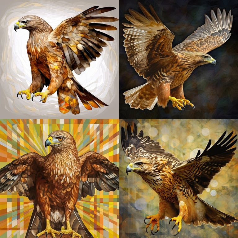 Brown Hawk Graphic Design Inspiration Prompt | NeoPrompt