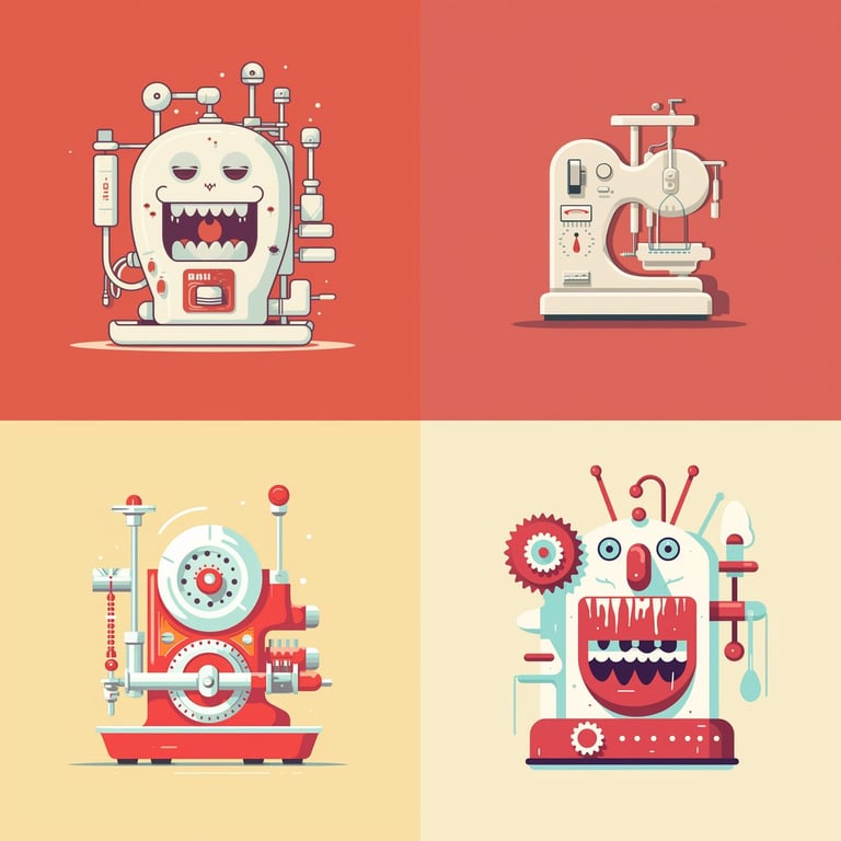 Creating a Tooth: Mid-Journey of a Milling Machine Process Prompt ...