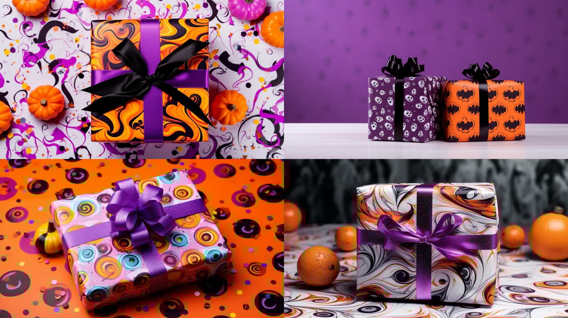 Halloween Surprise Gift Mid-Journey Prompt