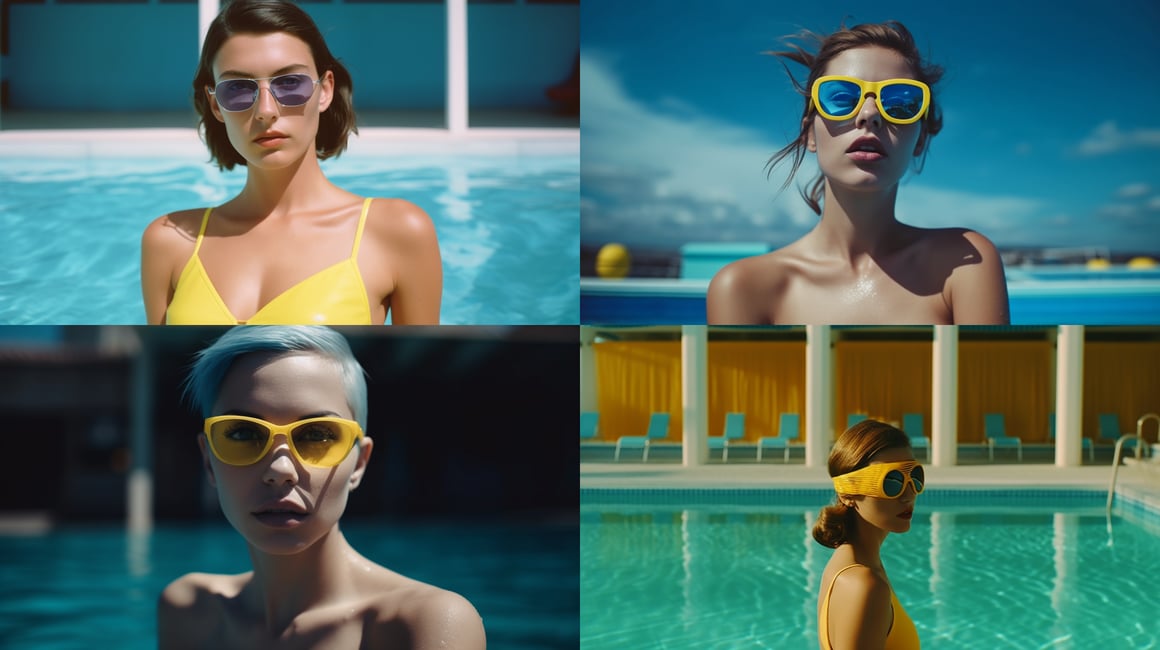 Cinematic Realism in Women's Swimwear Photography