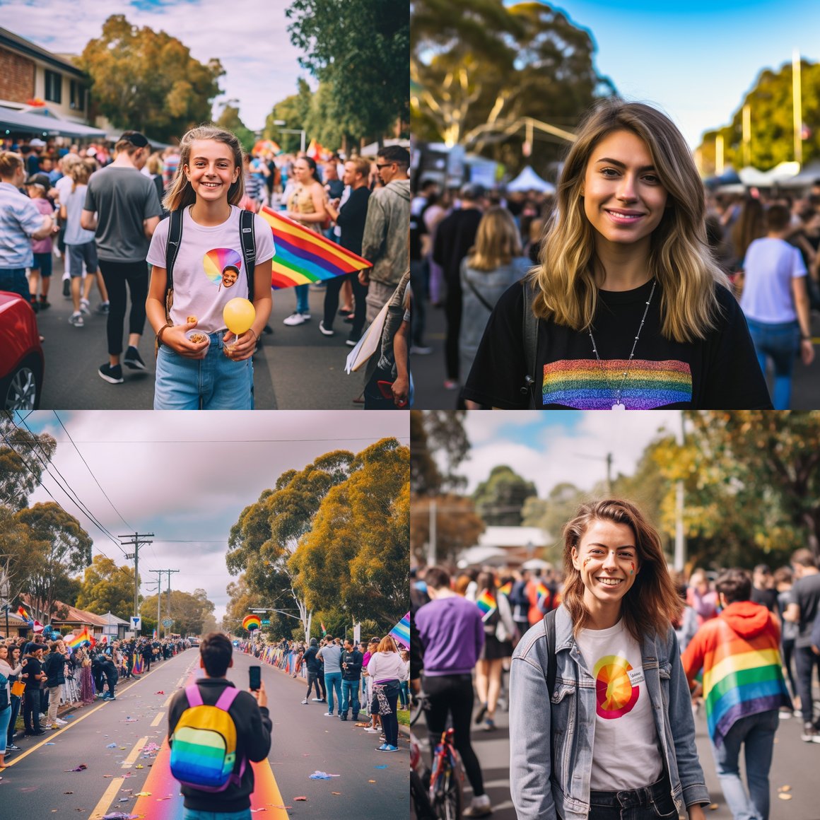 A Suburban Journey Through Melbourne's Autumnal Street Party