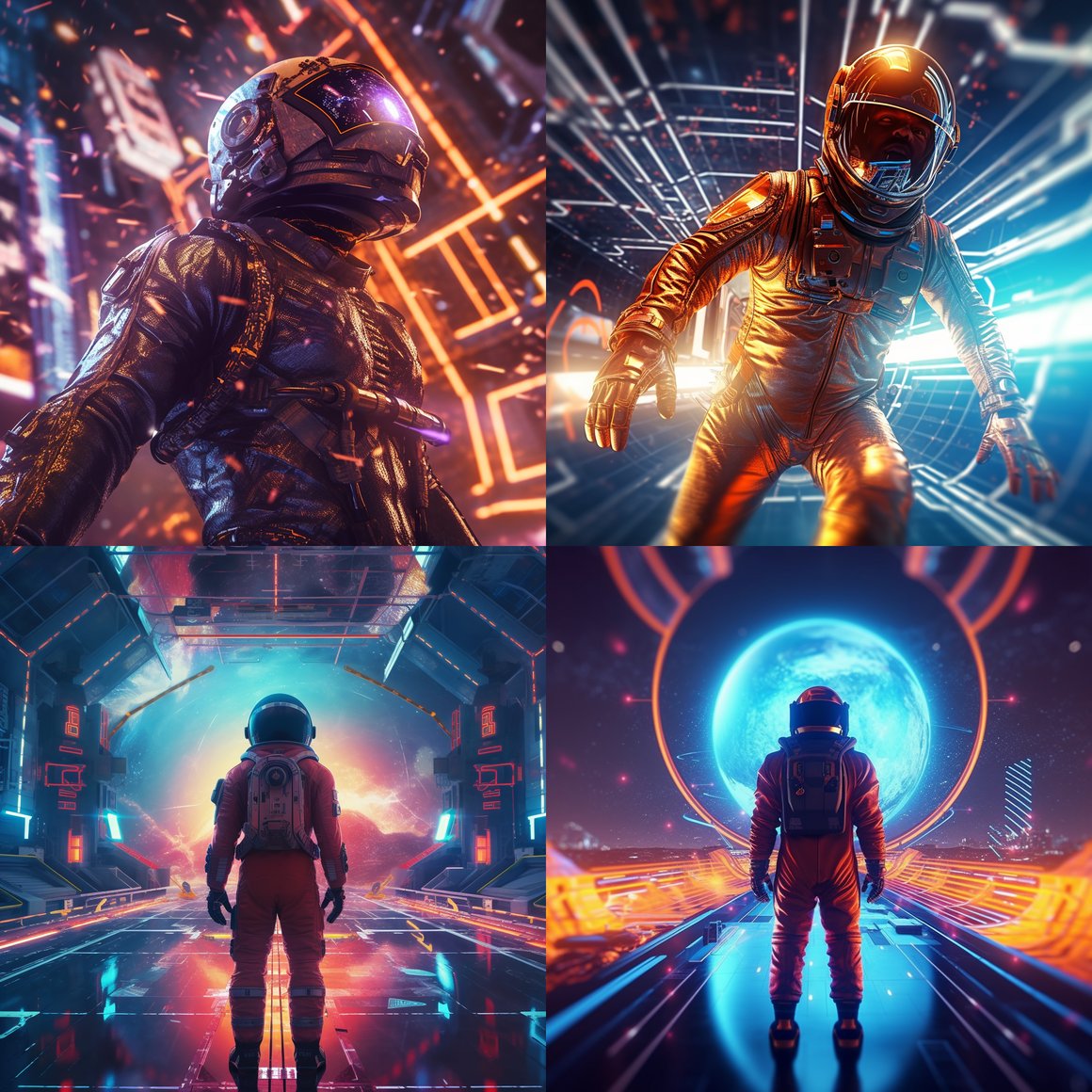 Neon Odyssey: Interstellar Voyage