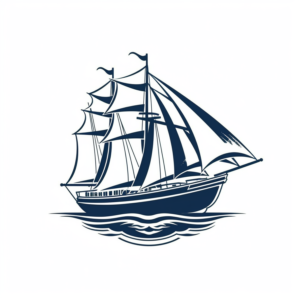 Classic High-End Yacht Logo Design Midpoint Update