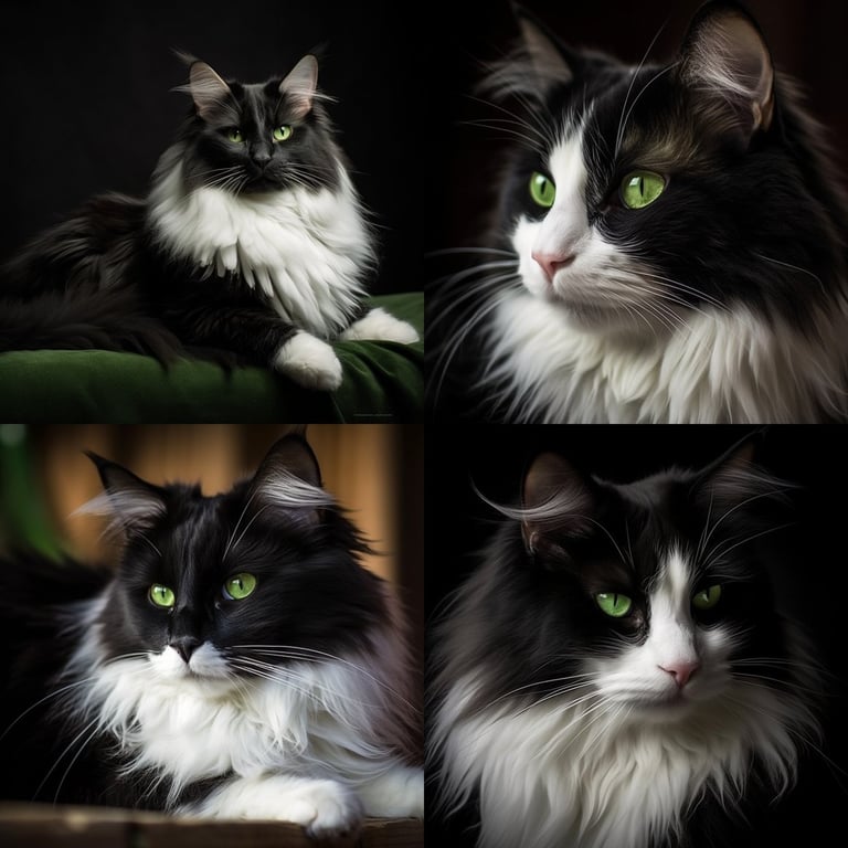 The Tale of a Majestic Norwegian Forest Cat Prompt | NeoPrompt