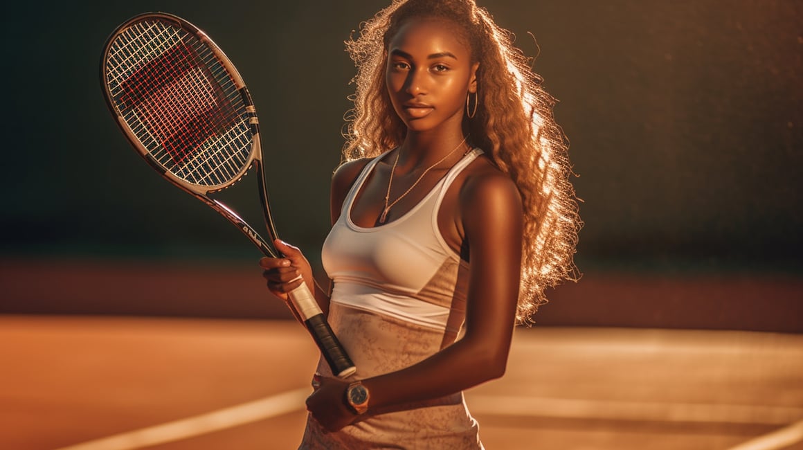 A Tennis Player's Portrait in High Resolution