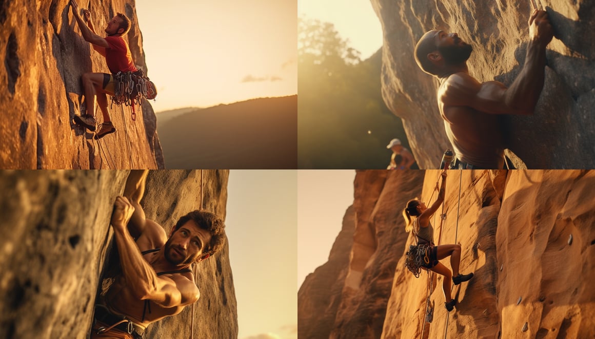 Climber's Golden Hour Challenge