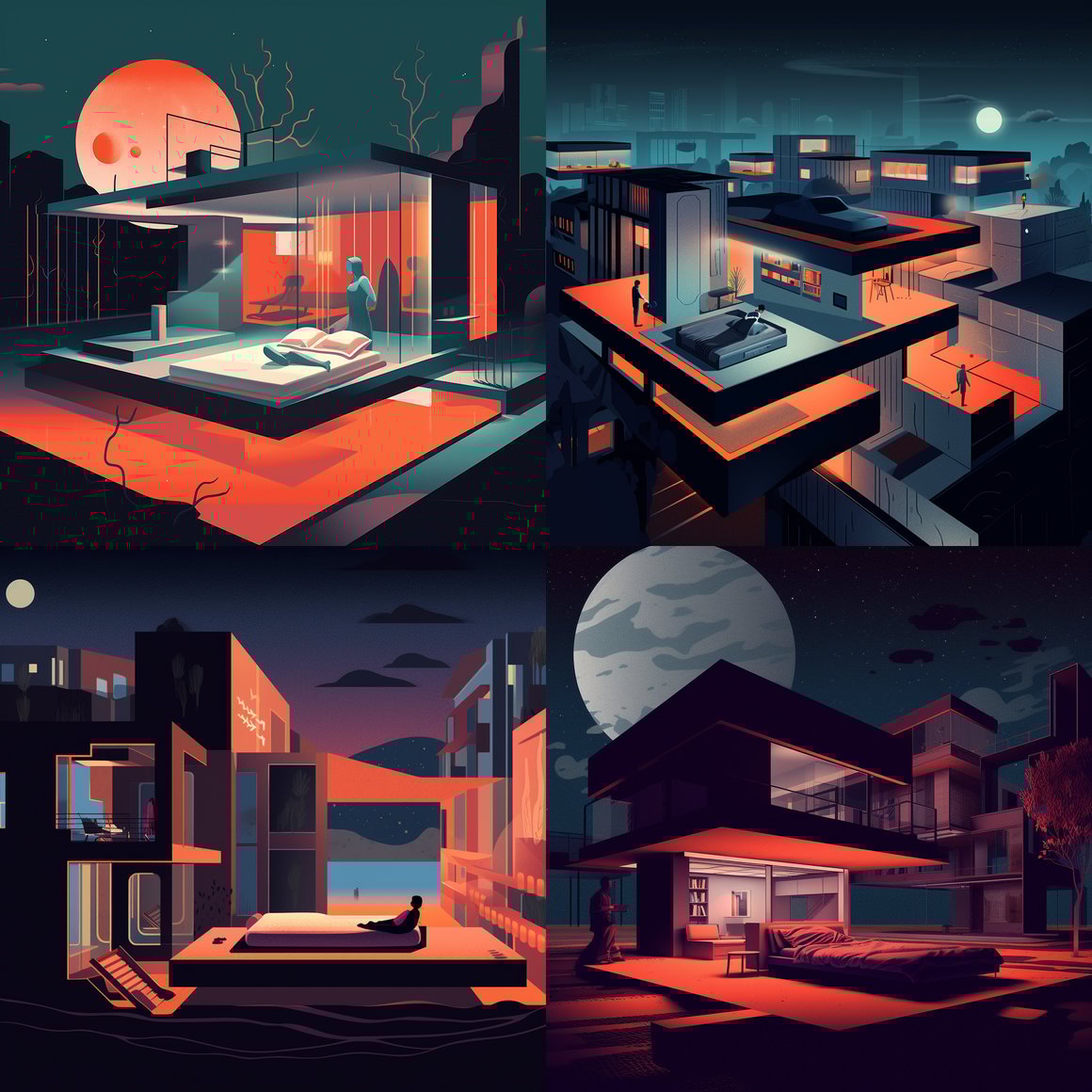 A Surrealist Interlude in Brutalist Metropolis