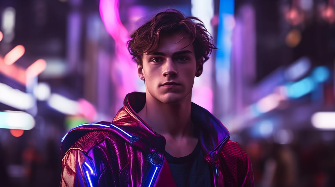 Neon Nights: The Emergence of a Superhero