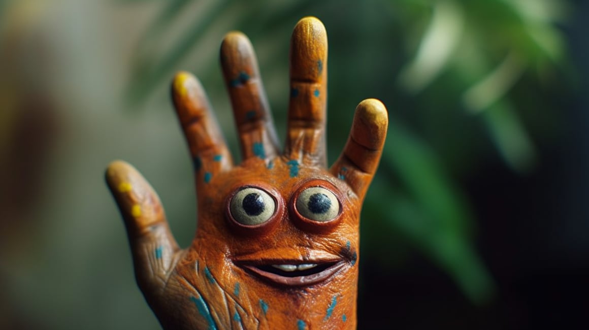 Mid-Travel Break: Exploring Hyper-Realistic Hand Art