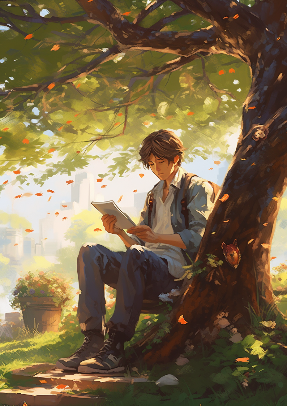 Restful Zen: An Animated Mid-Journey Respite