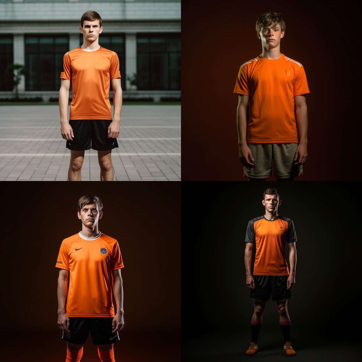 Cinematic Hypermaximalist Portrait of a Soccer Player