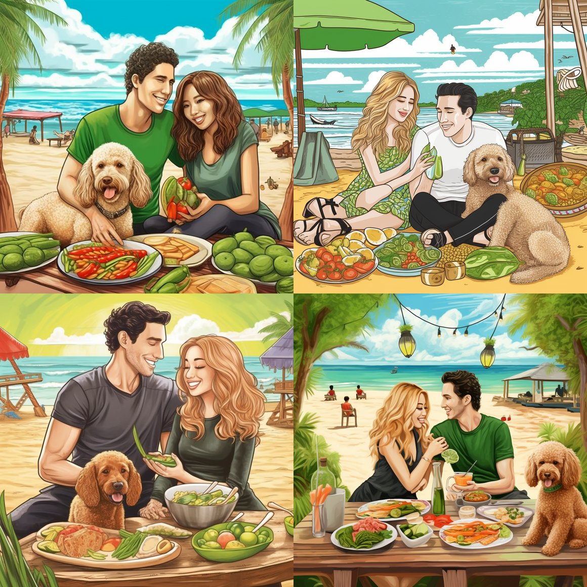 A Thai Adventure with a Golden Doodle and Cucumbers