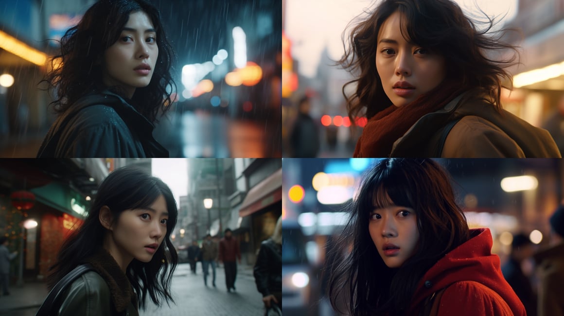 Mid-Walk Observation: A Cinematic Perspective