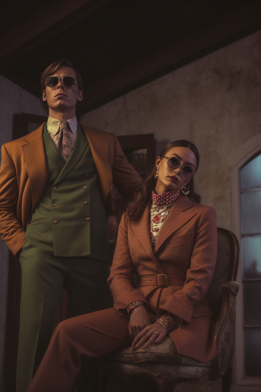 Retro Chic Gucci Journey - Midway Photo Shoot