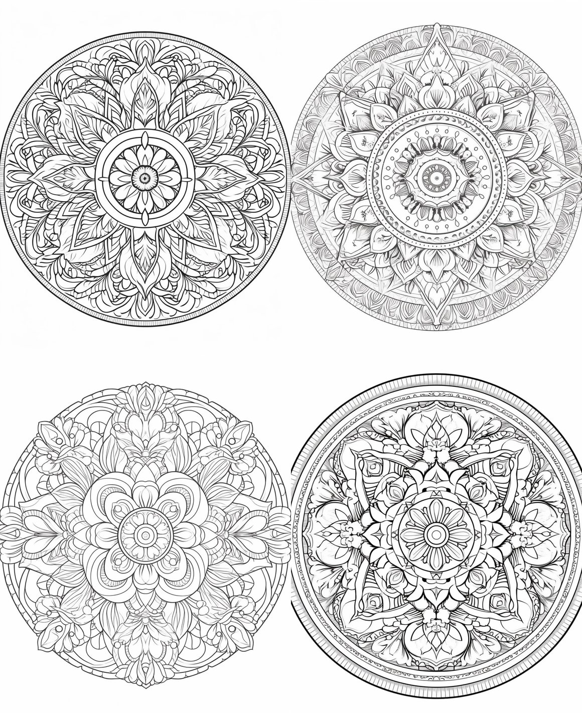Mid-Trip Mandala Coloring Page for Kids
