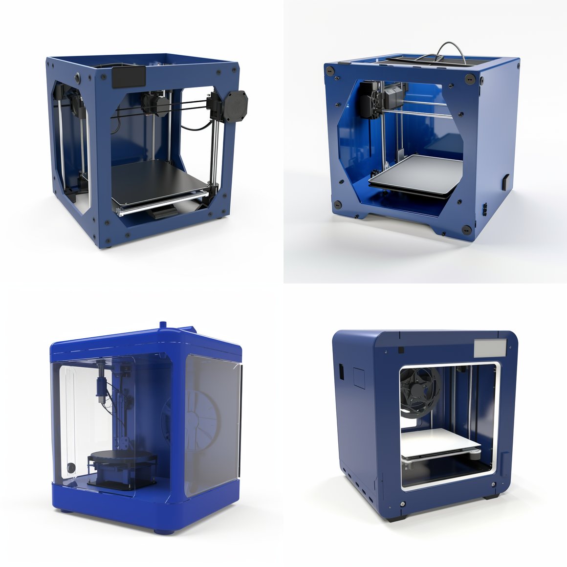 Designing the Thumbnail for a Blue Filament 3D Printer