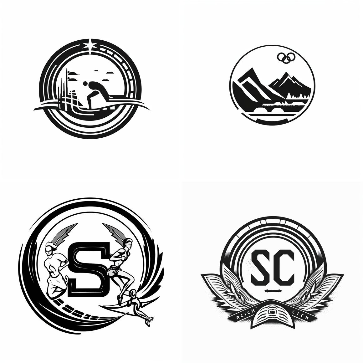 SRC Olympic Sprint: Mid-Journey Logo Design