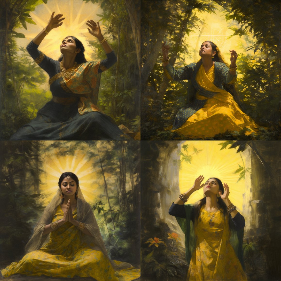 Sun Worship: A Millais-style Indian Odyssey