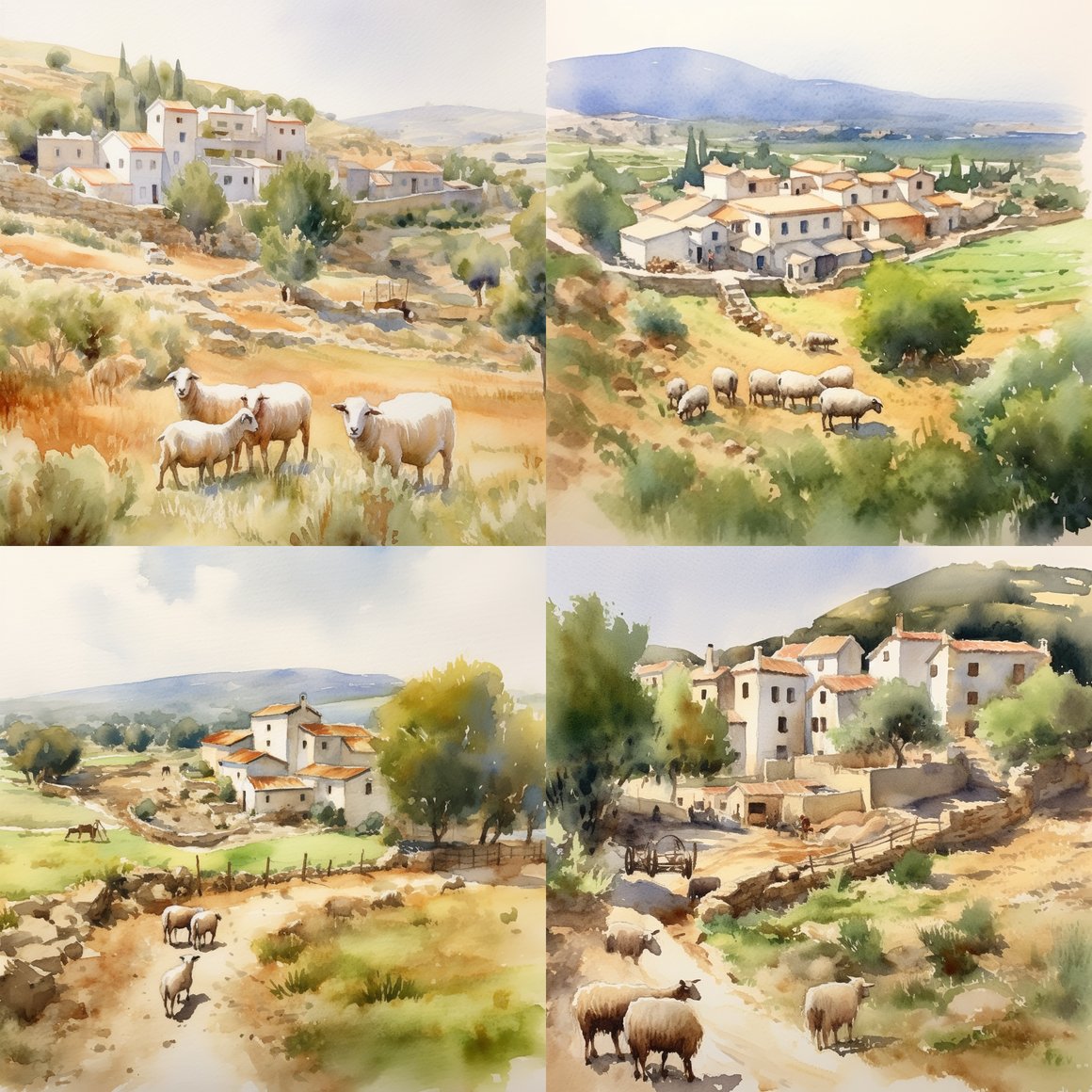 Halfway Through: Watercolour Impressions of Mitsero Village