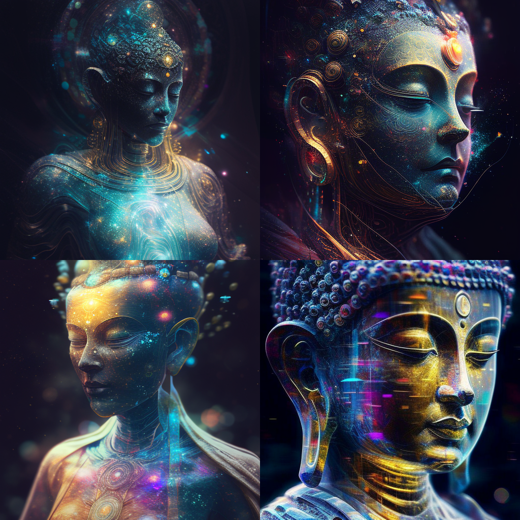 A Surreal Divine Journey Through High-Definition AI Technology