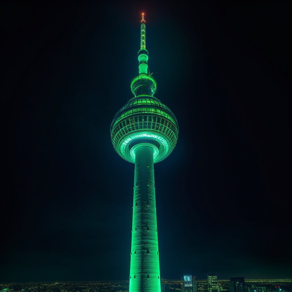 A Ultra-Detailed, Cinematic Aerial Journey of Berliner Fernsehturm