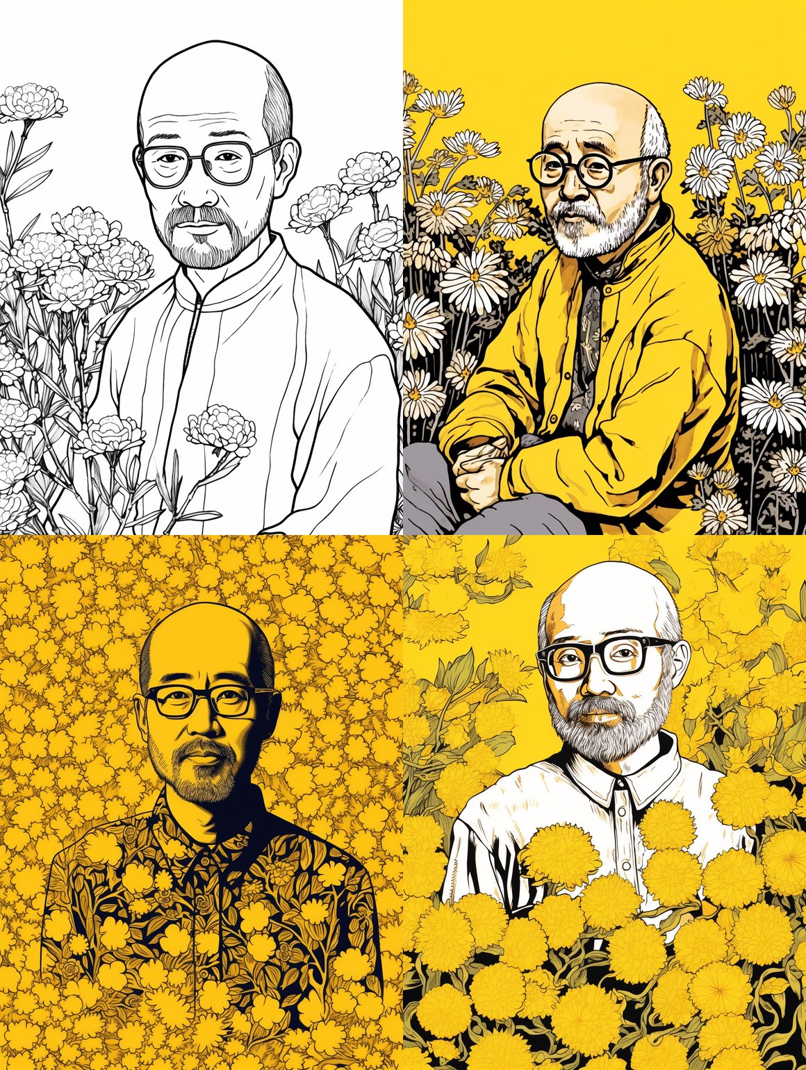 A Tanizaki Illustration in Matisse's Style