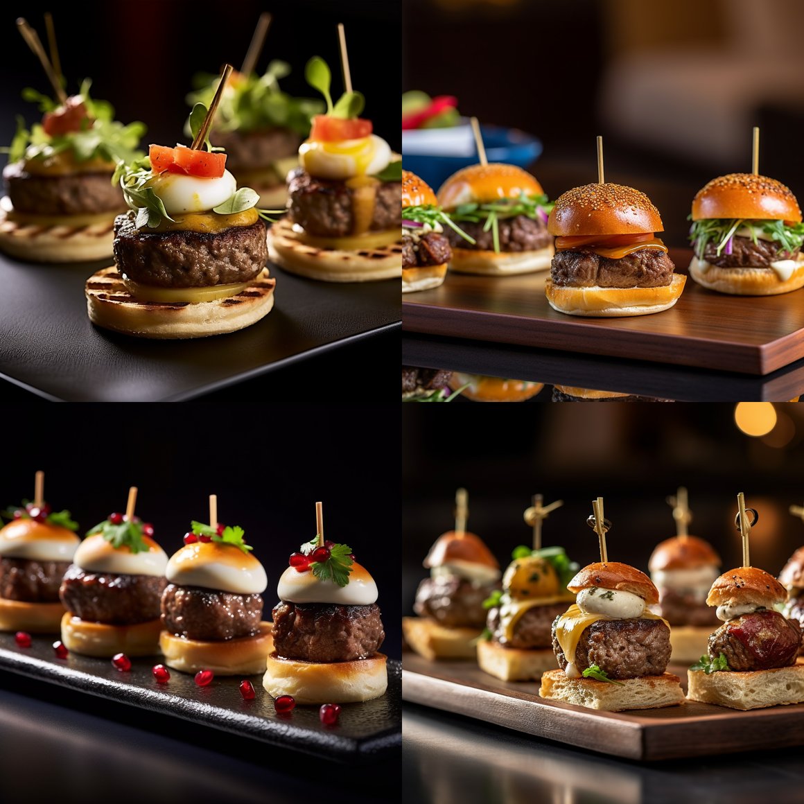 Artful Afternoon: Elegant Showcase of Lamb Galouti Sliders