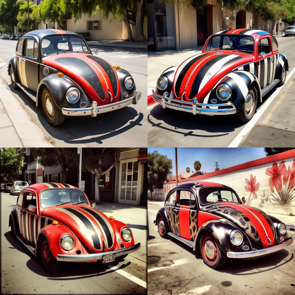 A Summer Roadtrip in a Van Halen VW Beetle